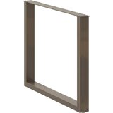 Noge za blagovaonski stol U-oblik 3 kom Prirodni čelik 100 x (72-73) cm Čelik | Eponuda.com