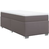  s oprugama i madracem sivi 100x200 cm od umjetne kože | shoptok.hr