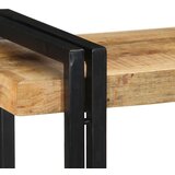 vidaXL Zidna polica 90x33x45 cm Puno grubo drvo Mango | shoptok.hr