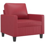  4-dijelni set sofa s jastucima crvena boja vina od umjetne kože | shoptok.hr