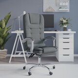 Maison Chic Masažni pisarniški stol - računalniški stol temno sivo blago, (21784258) | Shoptok.si
