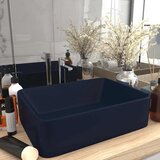  Luksuzni umivaonik mat tamnoplavi 41 x 30 x 12 cm keramički | shoptok.hr