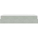 vidaXL Konstrukcija postelje Svetlo siva 90 x 200 cm Žamet | Shoptok.si