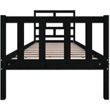  Za krevet od borovine crni 75 x 190 cm 2FT6 jednokrevetni | shoptok.hr