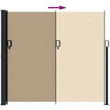  Bočna tenda na uvlačenje bež 180x600 cm | shoptok.hr