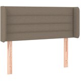  LED uzglavlje smeđesivo 83x16x78/88 cm od tkanine | shoptok.hr