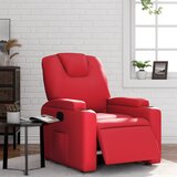Maison Chic Električni naslanjač - Relax naslanjač rdeče umetno usnje, (22061072) | Shoptok.si
