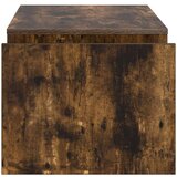  Klubska miza Dimljeni oreh 90 x 45 x 35 cm Konstruiran les, (5000120266) | Shoptok.si
