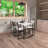 MID.YOU Jedilna Garnitura Insasi L, Bela, Črna, 5-Delna | Shoptok.si