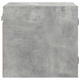  Noćni ormarići staklena vrata 2 kom boja betona 35x37x35 cm | shoptok.hr