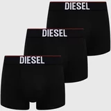 Diesel Boksarice 3-pack moški, črna barva