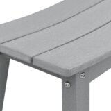 vidaXL Bar stoli 9 kosov Svetlo siva HDPE | Shoptok.si