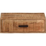  Stenska nočna omarica 40x30x13,5 cm trden mangov les | Shoptok.si