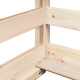  Dječji krevet s krovom bijeli 80 x 200 cm od masivne borovine | shoptok.hr