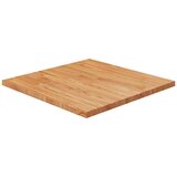 vidaXL Kvadratna mizna plošča sv. rjava 60x60x2,5 cm trdna hrastovina Cene