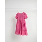 Reserved Pamučna haljina - jarkoružičasto | shoptok.hr
