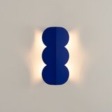 Thoro Temno modra aluminijasta stenska svetilka BISCUIT – | Shoptok.si