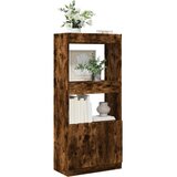  Visoka komoda boja hrasta 63x33x140 cm od konstruiranog drva | shoptok.hr