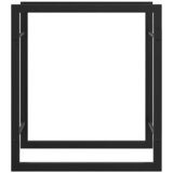  Stalak za drva za ogrjev mat crni 50x28x56 cm čelični | Eponuda.ba