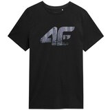 4f Majice s kratkimi rokavi M309 Črna | Shoptok.si