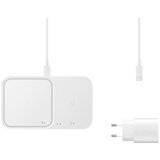 Samsung BREZ. POLNILNA DUO POS. BREZ ADAP IN KABL 15W BEL | Shoptok.si
