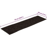 vidaXL Samoljepljivi otirači za stepenice 30 kom 76x20 cm pravokutne | shoptok.hr