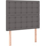  Krevet s oprugama i madracem sivi 120x190 cm od umjetne kože | shoptok.hr