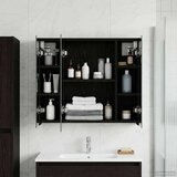  Kopalniška ogledalna omara Črna Orehovina 60 x 14,5 x 50 cm, (5000233253) | Shoptok.si