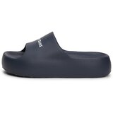 Tommy Jeans Natikače s potpeticom mornarsko plava / bijela | shoptok.hr
