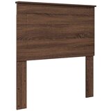  Okvir za krevet s uzglavljem Smeđi hrast 90 x 200 cm | shoptok.hr