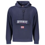  Muška plava zip-up majica s kapuljačom NORWAY 1963 | shoptok.hr