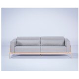 Gazzda sivi kauč s konstrukcijom od hrastovine Fawn, 240 cm | shoptok.hr