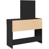 vidaXL Toaletna mizica z LED lučkami črna 100x40x130 cm | Shoptok.si