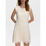 Reserved Rupičasta mini haljina - krem | shoptok.hr