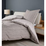 Janine POSTELJNINA 135/200 cm bombažni flanel rjava | Shoptok.si
