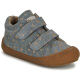Naturino Visoke superge COCOON VL SUEDE GLITTER FLOWER Modra Cene