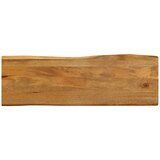 vidaXL Mizna plošča 110x40x2,5 cm naraven rob trden mangov les | Shoptok.si