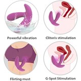 Cotoxo Saddle - punjivi vibrator za prostatu na daljinsko upravljanje (ljubičasti) | shoptok.hr