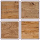  Stolić za kavu od cjepanica 40 x 40 x 40 cm reciklirano drvo | shoptok.hr