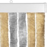  Zavjesa protiv insekata Chenille Siva i bež 90 x 220 cm 100% PP | shoptok.hr
