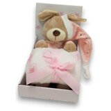 Bbo set igračka + ćebence sleepy bear (20tb0167) - pink ( 20TB0167-2PINK ) Cene