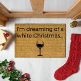 Artsy Doormats Otirač s božićnim motivom od kokosovih vlakana 40x60 cm White Wine Christmas – | shoptok.hr