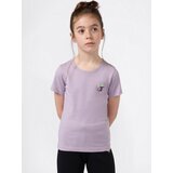 Champion Authentic Athletic Apparel Majica svetlo modra / meta / jajčevec / sivka | Shoptok.si