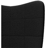  Fotelja Crna 62 x 67 x 95,5 cm Sherpa Tkanina | shoptok.hr