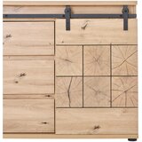 Landscape komoda, črna, barve hrasta | Shoptok.si