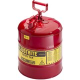 Justrite Jeklena varnostna posoda, prostornina 19 l, rdeča | Shoptok.si