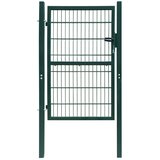 vidaXL 2D vrata za ogradu (jednostruka) zelena 106 x 230 cm | shoptok.hr