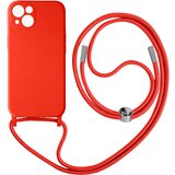 AVIZAR Poltrdi ovitek z vrvico za iPhone 13 z mehko notranjostjo, ovratnikom - rdec, (20715135) | Shoptok.si