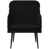  Fotelja crna 63 x 76 x 80 cm baršunasta | shoptok.hr