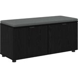  Klupa za hodnik s jastukom Crni hrast 100 x 38 x 46 cm | shoptok.hr
